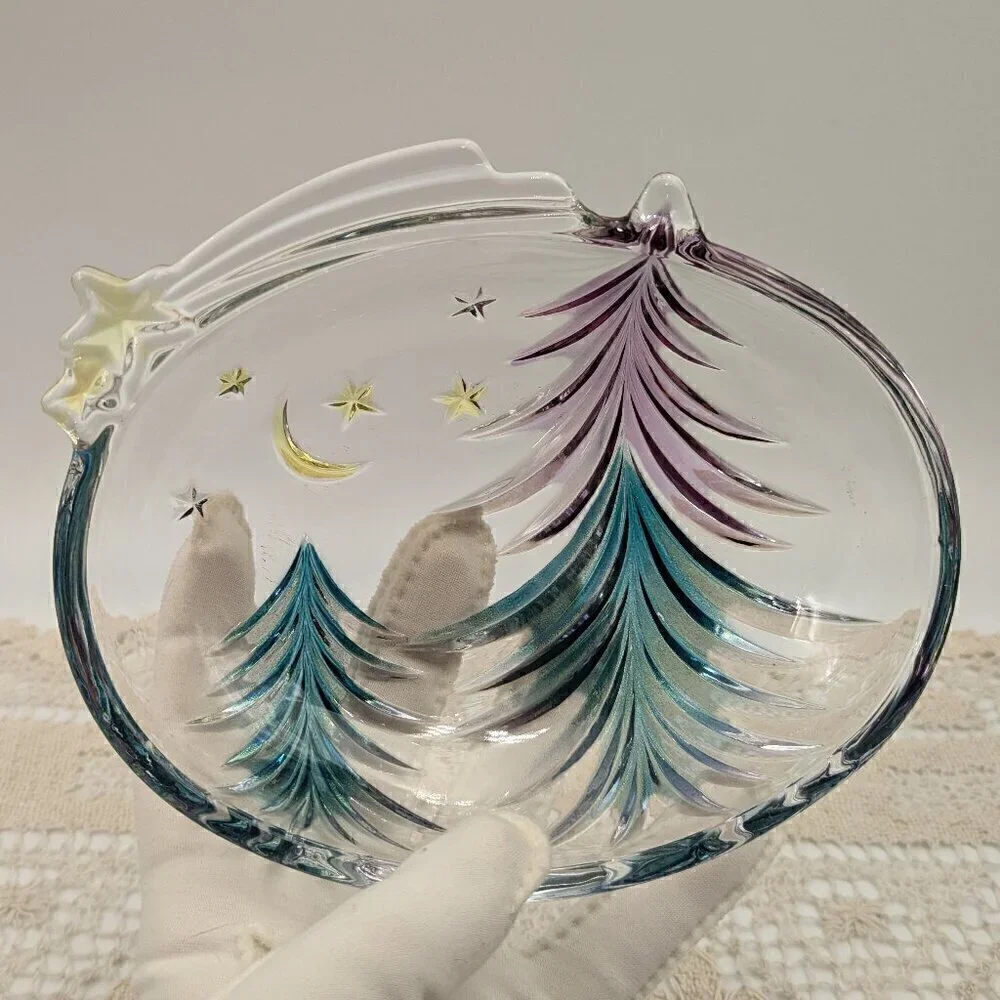 Vintage Studio Nova Shooting Star Art Glass Trinket / Candy / Nut / Dish